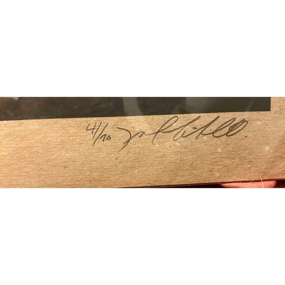 Jeral Tidwell Print Winged Skull Signed and Numbered Humantree - Picture 9 of 10